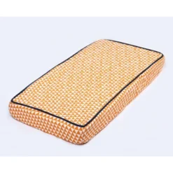 Bacati - Liam Orange Triangles Quilted Muslin Changing Pad Cover -Baby Furniture Store GUEST 8dde117e 1225 4638 b35c 93a150097b78