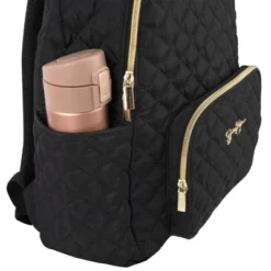 Jessica Simpson Quilted Backpack Diaper Bag With Fanny Pack - Black -Baby Furniture Store GUEST 9168c9e5 af6d 4be8 831f fc96349a1dcf