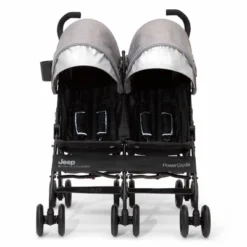 Jeep PowerGlyde Side-by-Side Double Stroller By Delta Children - Gray -Baby Furniture Store GUEST 970e1308 4d6a 4a41 9203 02c450d0e1b2