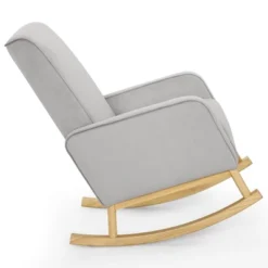 Delta Children Drew Rocking Chair - Cloud Gray And Natural -Baby Furniture Store GUEST 970e97fb 4df4 4c4c 97c9 b473d11d0744
