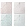 Bacati - Petals/Floral Muslin Swaddling Blankets Set Of 4 Aqua/Coral -Baby Furniture Store GUEST 977ffb1c bf4c 4f0e b306 7b091db82407