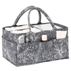 Sammy & Lou Printed Felt Storage Caddy - Floral -Baby Furniture Store GUEST 9bbe4449 3c7d 41e5 b674 6a266e1534fb