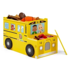 Delta Children Cocomelon School Bus Toy Box - Greenguard Gold Certified -Baby Furniture Store GUEST 9c2256b7 ac8e 4c0b 9973 d3c3ab9480ef