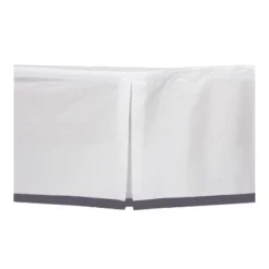 Bacati - MixNMatch Gray Band Crib/Toddler Ruffles/skirt 7 Bacati - MixNMatch Gray Band Crib/Toddler Ruffles/skirt -Baby Furniture Store GUEST 9e77aae7 2aba 4ac4 ad27 a9afd23f574e