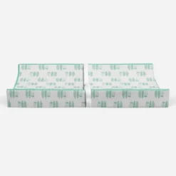 Bacati - Noah Mint Feathers Quilted Muslin Changing Pad Cover 14 Bacati - Noah Mint Feathers Quilted Muslin Changing Pad Cover -Baby Furniture Store GUEST 9f8f9fd0 56a7 4159 bcc5 e4e4d26009bf