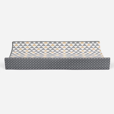 Bacati - Woodlands Gray/Beige Gray Triangles Neutral Cotton C.P.C 6 Bacati - Woodlands Gray/Beige Gray Triangles Neutral Cotton C.P.C - Image 4