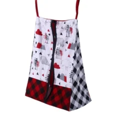 Bacati - Lumberjack Red Black Gray 10 Pc Crib Bedding Set With Long Rail Guard Cover -Baby Furniture Store GUEST a2bebf62 894b 46f9 bd65 b9017e444976