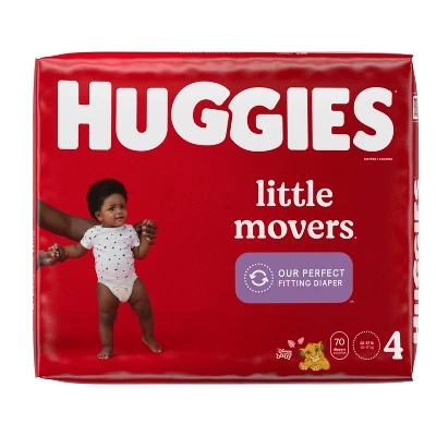 Huggies Little Movers Baby Disposable Diapers - (Select Size And Count) 12 Huggies Little Movers Baby Disposable Diapers - (Select Size And Count) - Image 10