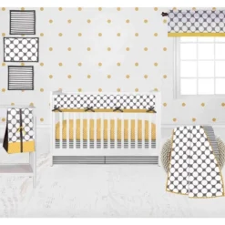 Bacati - Dots/Pin Stripes Musical Mobile Grey/yellow 9 Bacati - Dots/Pin Stripes Musical Mobile Grey/yellow -Baby Furniture Store GUEST a4a77cb0 a08c 4730 aebe 2574aca67103