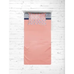 Bacati - Olivia Coral Navy 4 Pc Toddler Bedding Set -Baby Furniture Store GUEST a4cd933d 9bfd 49fe 8a6f c15bcc508617