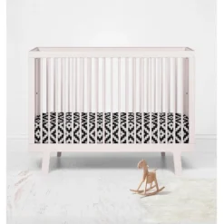 Bacati - Black Aztec Print Diamonds 100 Percent Cotton Universal Baby US Standard Crib Or Toddler Bed Fitted Sheet 9 Bacati - Black Aztec Print Diamonds 100 Percent Cotton Universal Baby US Standard Crib Or Toddler Bed Fitted Sheet -Baby Furniture Store GUEST a79678d8 7175 4668 b89a 67d687f0ab86