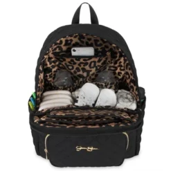 Jessica Simpson Quilted Backpack Diaper Bag With Fanny Pack - Black -Baby Furniture Store GUEST aa60f361 da59 4aaf 9536 2639ca25ab1c