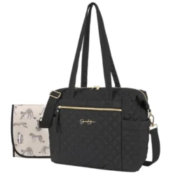 Jessica Simpson Quilted Tote - Black 12 Jessica Simpson Quilted Tote - Black -Baby Furniture Store GUEST ab7a0637 ec6c 4b31 88df d85d90d95bf2
