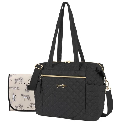 Jessica Simpson Quilted Tote - Black 4 Jessica Simpson Quilted Tote - Black - Image 2