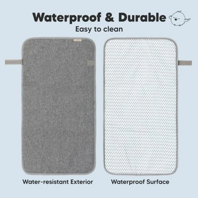 KeaBabies Swift Diaper Changing Pad, Portable Waterproof Diaper Changing Pad For Baby, Travel Changing Pad For Diaper Bag 5 KeaBabies Swift Diaper Changing Pad, Portable Waterproof Diaper Changing Pad For Baby, Travel Changing Pad For Diaper Bag - Image 3