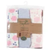 Touched By Nature Baby Girl Organic Cotton Swaddle Wraps, Pink Rose, 0-3 Months -Baby Furniture Store GUEST ad222274 791c 4238 8ae5 cd00dfd59bc0