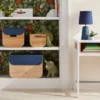 Medium Natural Wood Kids' Storage With Lid Navy - Pillowfort™ -Baby Furniture Store GUEST b5bcd381 a914 404d b44e 860cc1938c6e