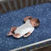 Lambs & Ivy Sky Rocket Blue Stars/Galaxy/Space 100% Cotton Fitted Crib Sheet -Baby Furniture Store GUEST b742dc5e 9231 4cc7 8b8a 4c43f4e5bfb2