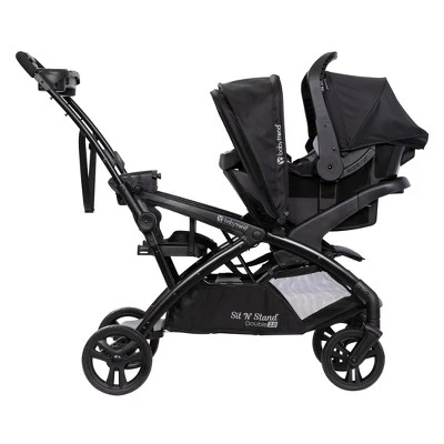 Baby Trend Sit N' Stand Double 2.0 Stroller - Madrid Black 8 Baby Trend Sit N' Stand Double 2.0 Stroller - Madrid Black - Image 6