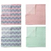 Bacati - Emma Aztec Print Coral/Mint/Navy Triangles Muslin Swaddling Blankets Set Of 4 -Baby Furniture Store GUEST bb61dd4a 6390 43a2 ba60 cb241b426cb4