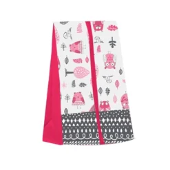 Bacati - Owls In The Woods Pink Fuschia Gray 10 Pc Crib Bedding Set With 2 Crib Fitted Sheets 18 Bacati - Owls In The Woods Pink Fuschia Gray 10 Pc Crib Bedding Set With 2 Crib Fitted Sheets -Baby Furniture Store GUEST bbbf67ca be7d 42c5 b414 704010f18b6b