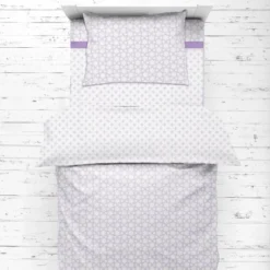 Bacati - Petals/Floral Lilac Girls Muslin 4 Pc Toddler Bedding Set -Baby Furniture Store GUEST bcb20930 f399 48a5 a581 85f17ef54fa0