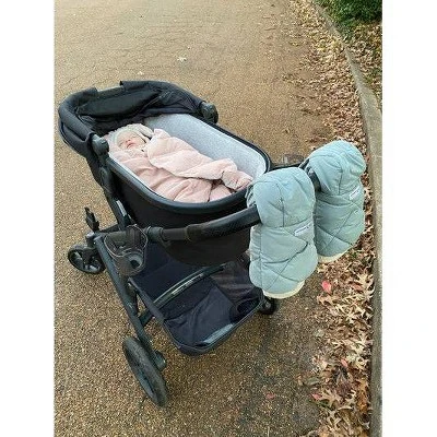 7AM Enfant Stroller Warmmuffts - Benji Mirage Blue 4 7AM Enfant Stroller Warmmuffts - Benji Mirage Blue - Image 2