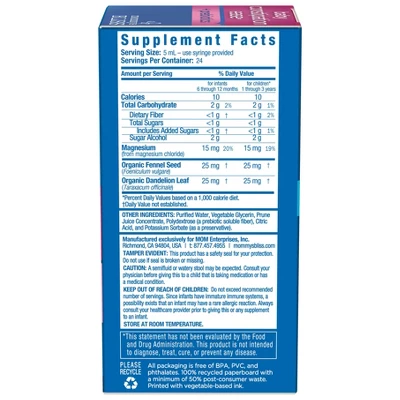 Mommy’s Bliss Mommy's Bliss Baby Constipation Ease + Prebiotics - 4oz (24 Servings) 7 Mommy’s Bliss Mommy's Bliss Baby Constipation Ease + Prebiotics - 4oz (24 Servings) - Image 5