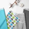 Bacati - Elephants Aqua/Lime/Gray 4 Pc Crib Bedding Set With Diaper Caddy -Baby Furniture Store GUEST bd16cd13 d4b1 47ec a8fd 069d2e1e107c