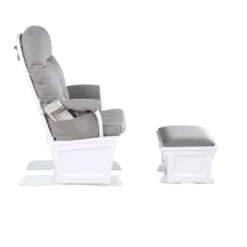 Suite Bebe Madison Glider & Ottoman - White/Oyster -Baby Furniture Store GUEST bea74c15 846b 4487 83be e8eaa17bf64b