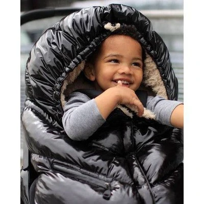 7AM Enfant 212 Evolution Extendable Footmuff Blanket - Black Polar - 6M-4T 7 7AM Enfant 212 Evolution Extendable Footmuff Blanket - Black Polar - 6M-4T - Image 5