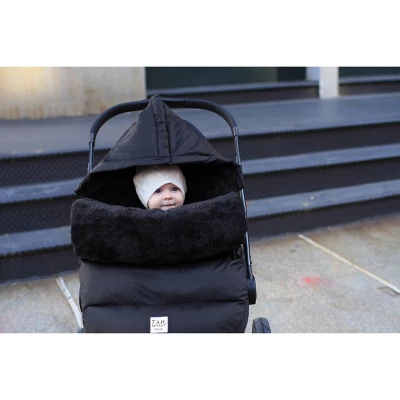 7AM Enfant PlushPOD Multi-Seaonal Footmuff - Black S/M 5 7AM Enfant PlushPOD Multi-Seaonal Footmuff - Black S/M - Image 3