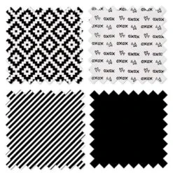 Bacati - Love Black/White Warp Stripes Changing Pad Cover -Baby Furniture Store GUEST c12eca31 926d 44e6 b042 c64da763bd6e