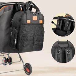 KeaBabies Bree Diaper Bag Backpack, Waterproof Baby Diaper Bags With Changing Pad, Girl, Boy, 2 Kids Travel Essentials (Charcoal) -Baby Furniture Store GUEST c20ddb82 d9f7 4cc3 8720 56f867d7bc60