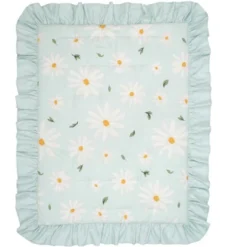 Lambs & Ivy Sweet Daisy Blue/White 3-Piece Floral Baby Crib Bedding Set -Baby Furniture Store GUEST c2931187 c91f 48aa a5ac ad05058082d4