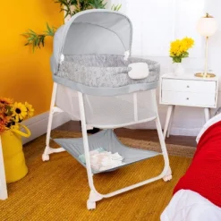 Bright Starts Disney Baby Winnie The Pooh Soothing Baby Bassinet - Slumber Party -Baby Furniture Store GUEST c4e691e3 01c3 4314 a21a 19435bd9071c