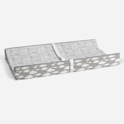 Bacati - Clouds In The City Gray Cityscape Quilted Changing Pad Cover -Baby Furniture Store GUEST c5369b8b b90d 43da a482 eda2fd23dce4