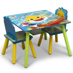 Delta Children Baby Shark Kids' Table And Chair Set With Storage (2 Chairs Included) - Greenguard Gold Certified - 3ct 9 Delta Children Baby Shark Kids' Table And Chair Set With Storage (2 Chairs Included) - Greenguard Gold Certified - 3ct -Baby Furniture Store GUEST c54fa654 f4a9 4114 9c95 569510fc4d76