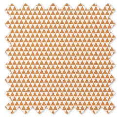 Bacati - Liam Orange Triangles Quilted Muslin Changing Pad Cover -Baby Furniture Store GUEST c6a033c4 f264 49af a90f efffc4669e9b