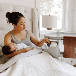 HALO Innovations BassiNest Swivel Sleeper Luxe - Dove Gray Tweed 11 HALO Innovations BassiNest Swivel Sleeper Luxe - Dove Gray Tweed -Baby Furniture Store GUEST c72d9639 9c0a 4288 a937 a4bbe7b76409