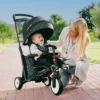 SmarTrike STR5 6 In 1 Foldable Toddler Stroller Tricycle Combination With 1 Hand Steering Shock Absorbency And 5 Point Harness, Black And White -Baby Furniture Store GUEST c8cf5aa5 7398 45b4 b94c f2aa613d9f3c