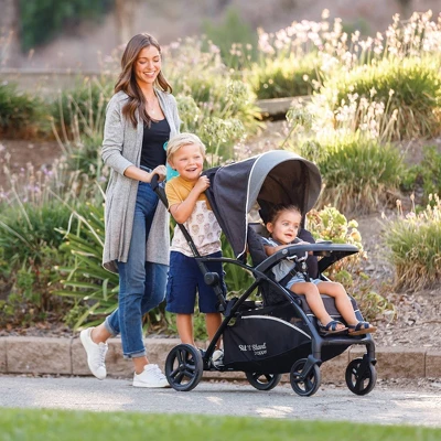 Baby Trend Sit N' Stand 5-in-1 Shopper Stroller Travel System - Gray 11 Baby Trend Sit N' Stand 5-in-1 Shopper Stroller Travel System - Gray - Image 9