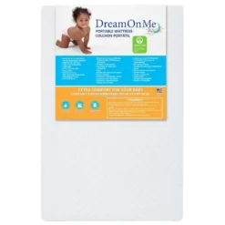 Dream On Me Portable Crib And Toddler Mattresses - White -Baby Furniture Store GUEST c9f8528d ecde 45f0 bade c014025ec296
