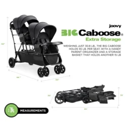 Joovy Big Caboose Triple Stroller, -Baby Furniture Store GUEST cd176d0f 08db 4908 a2f7 d7a9e2800067