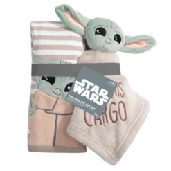 Lambs & Ivy Star Wars Mandalorian Baby Yoda Wearable Blanket/Lovey Gift Set 2pc -Baby Furniture Store GUEST d0eaf61a 8e86 498b 8a24 69f52c3d7091