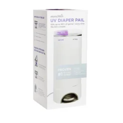 Munchkin UV Diaper Pail - White -Baby Furniture Store GUEST d2ed365b 526e 4901 a418 e97a664769ec