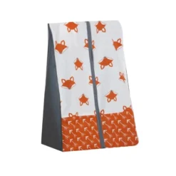 Bacati - Playful Fox Orange Gray 4 Pc Crib Bedding Set With Diaper Caddy -Baby Furniture Store GUEST d35a3417 c4b5 4db5 9308 3007f06ba741 1
