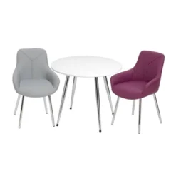 Kids' Table With 2 Modern Upholstered Chairs - Gift Mark -Baby Furniture Store GUEST d3a6836e c819 44aa a3a8 62eb22ecc610
