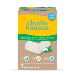 Charlie Banana Hemp Reusable Diaper Inserts - 3ct -Baby Furniture Store GUEST d4603fa0 980d 440f bcdd 110510e1fbfb