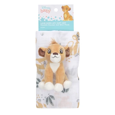 Lambs & Ivy Disney Baby Lion King Swaddle Blanket & Plush Infant Gift Set - 2pk 7 Lambs & Ivy Disney Baby Lion King Swaddle Blanket & Plush Infant Gift Set - 2pk - Image 5